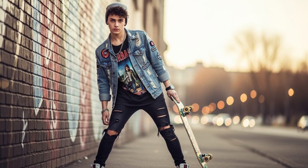 Gemini Boy Photo Prompts - Urban Street Style (10 Prompts)